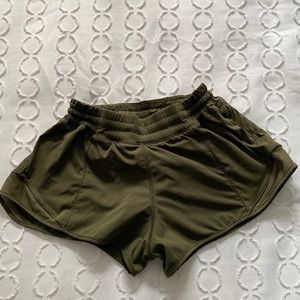 Lululemon Army Green Shorts